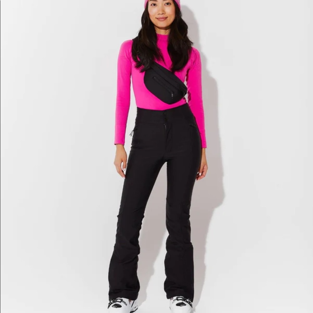 Halfdays Emma soft shell pant in black
